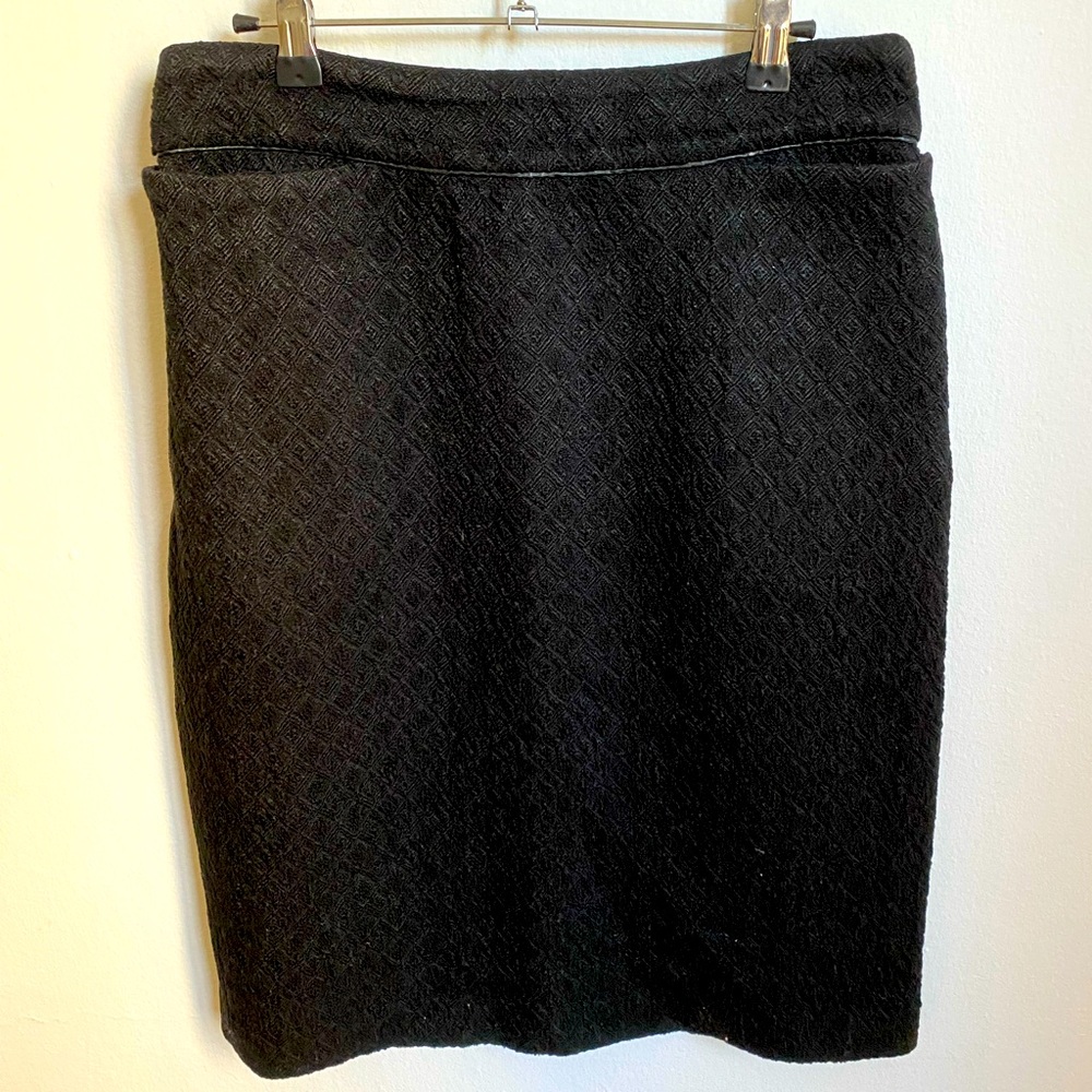 Elegant Black Bottega Veneta pencil skirt